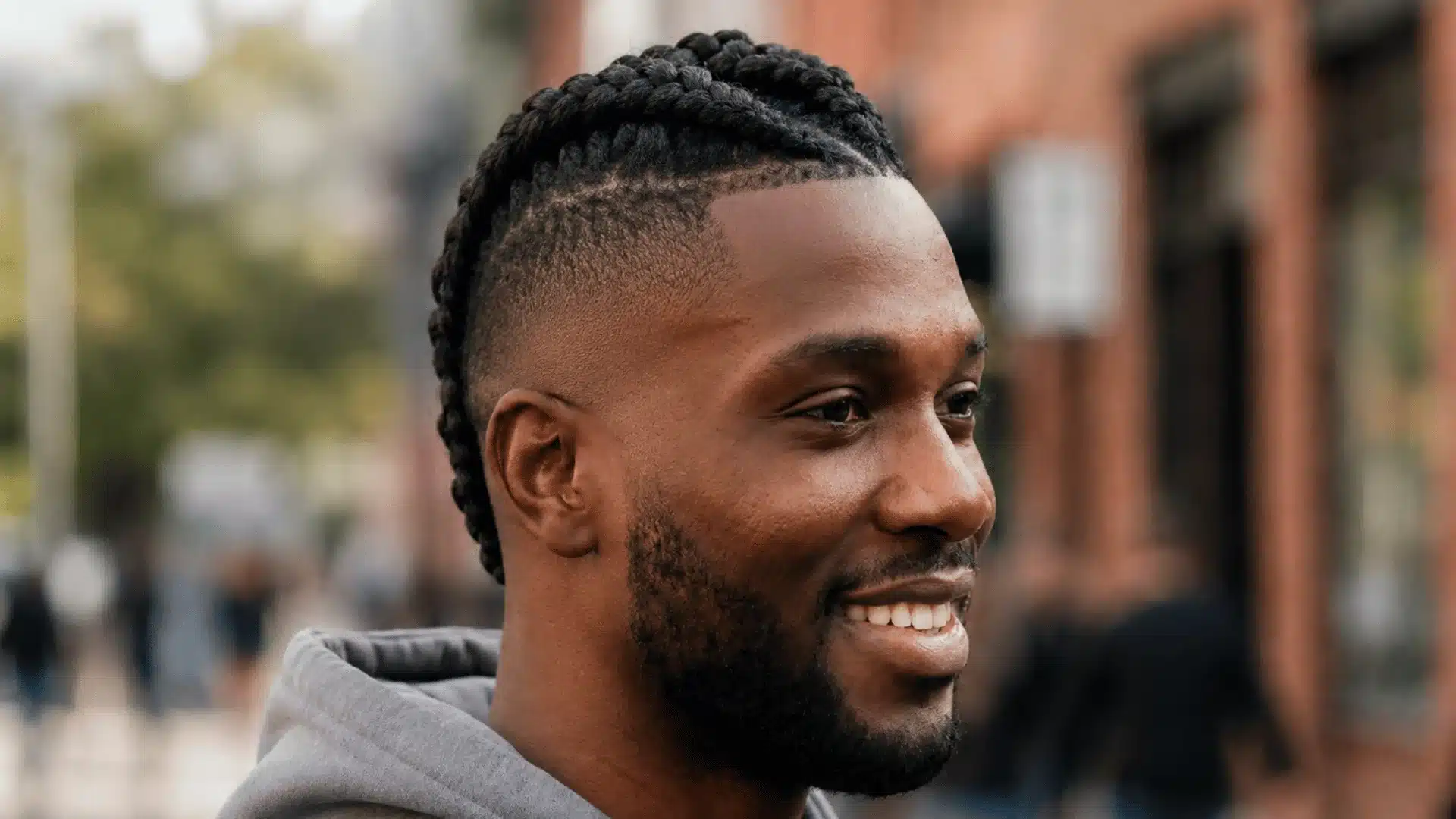 Stylish braided mohawk protective hairstyle