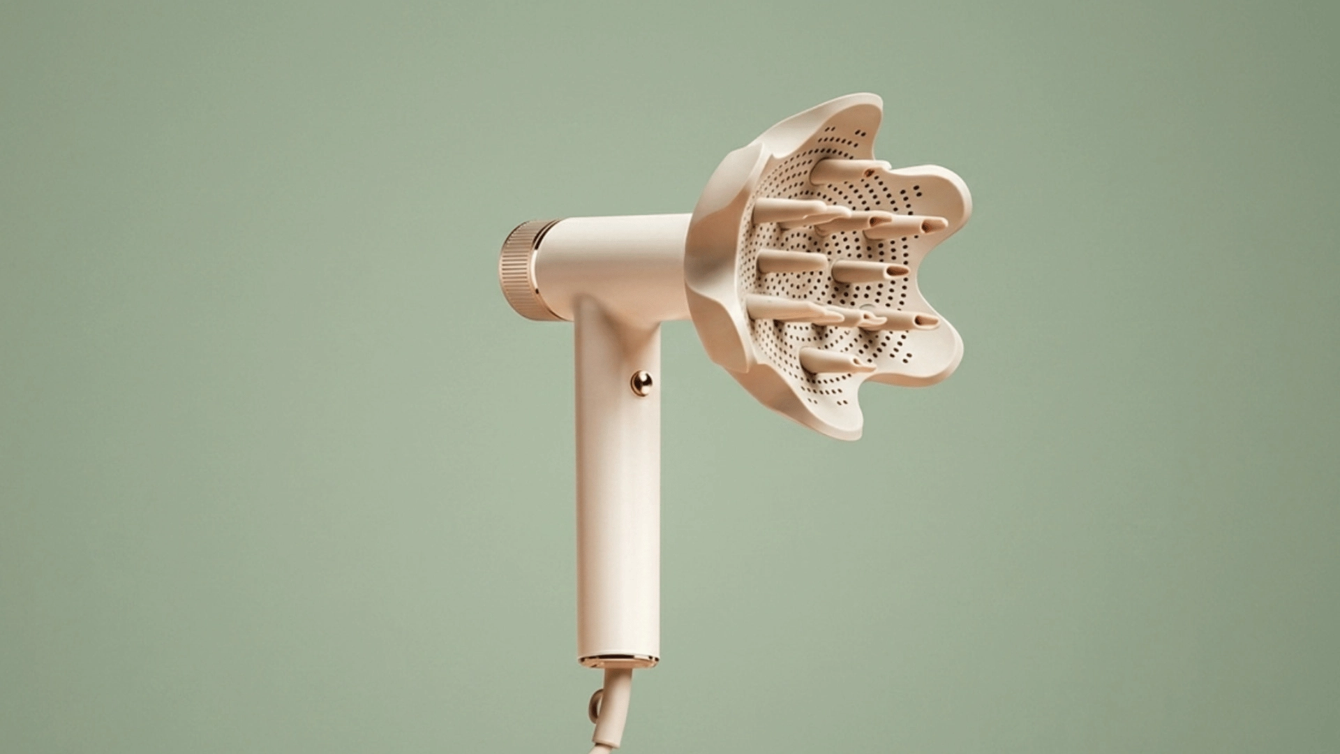Shark FlexStyle Curl-Defining Diffuser on a soft green background