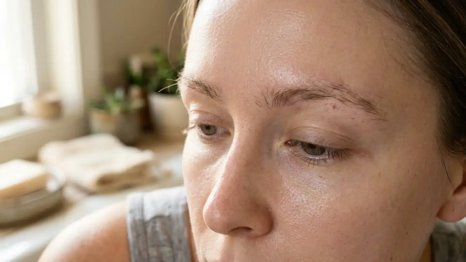 Sparse eyebrows growing back slowly