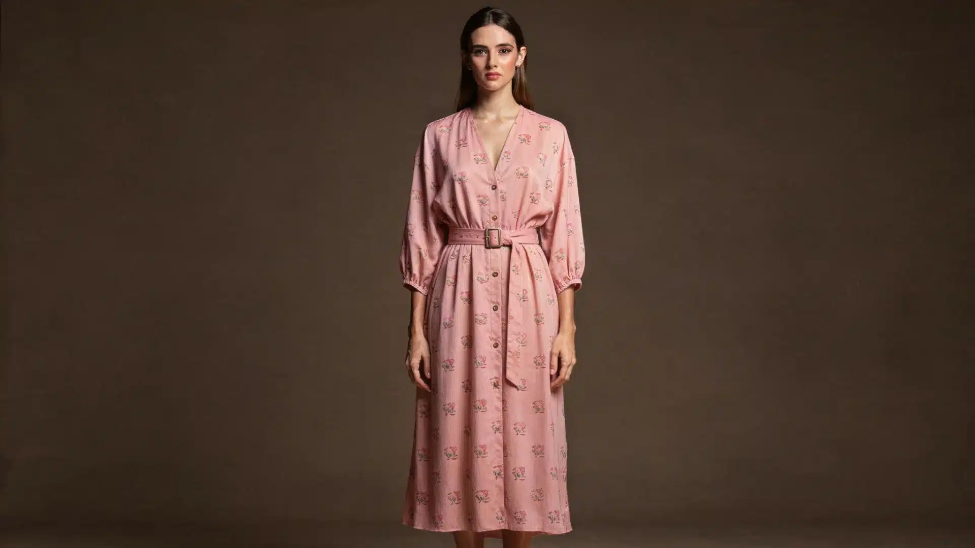 Sundress with a relaxed silhouette.