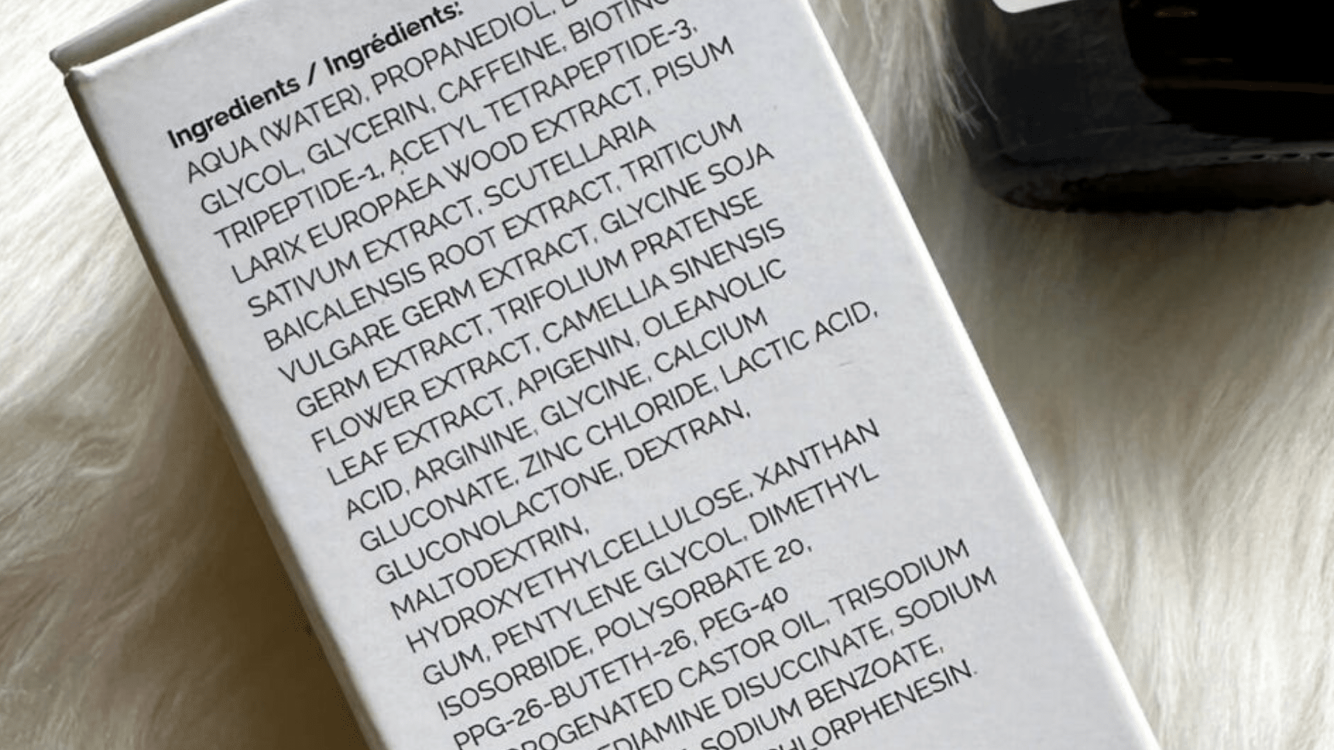 Close-up of a skincare product label showing full ingredient list (2)