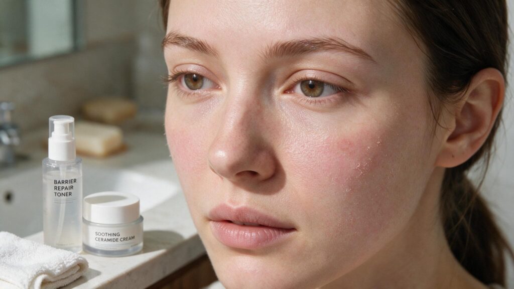 damaged skin feature