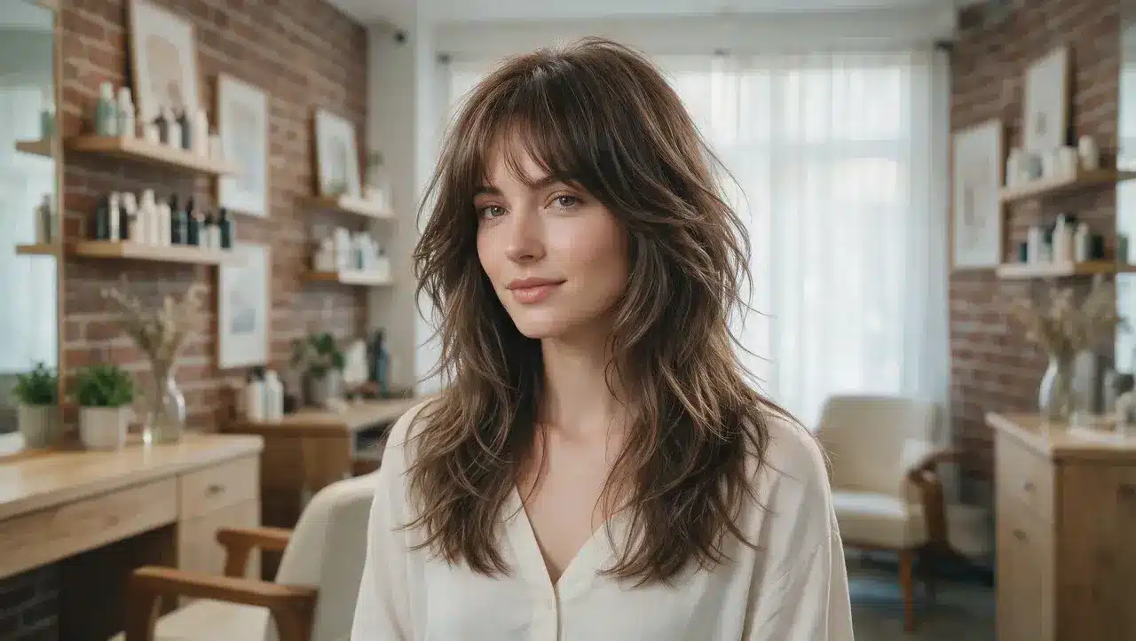 fairy shag haircut with airy layers and soft natural waves